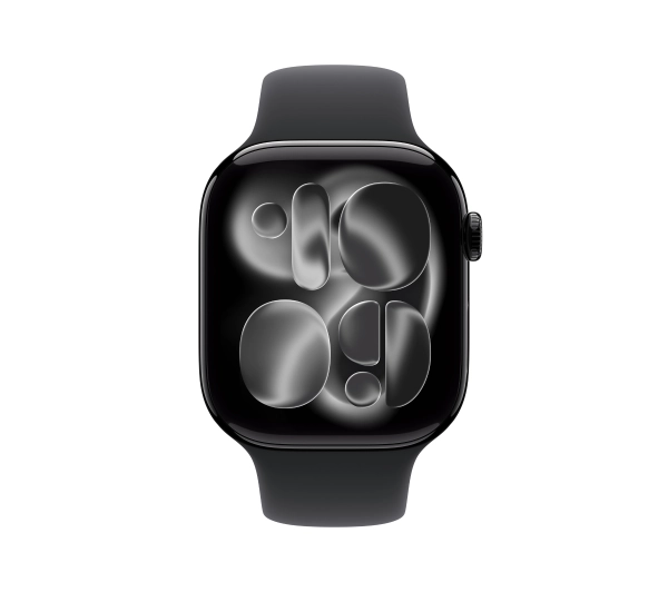 Apple Watch Series 11 GPS 42mm z aluminium Onyx Pasek sportowy Czarny S/M - ⚡ BESTSELLERY ⚡ - Kup na Raty - RRSO 0%