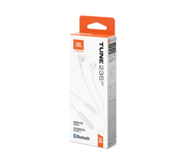 JBL Tune 235 BT Douszne Bluetooth 5.4 Biały