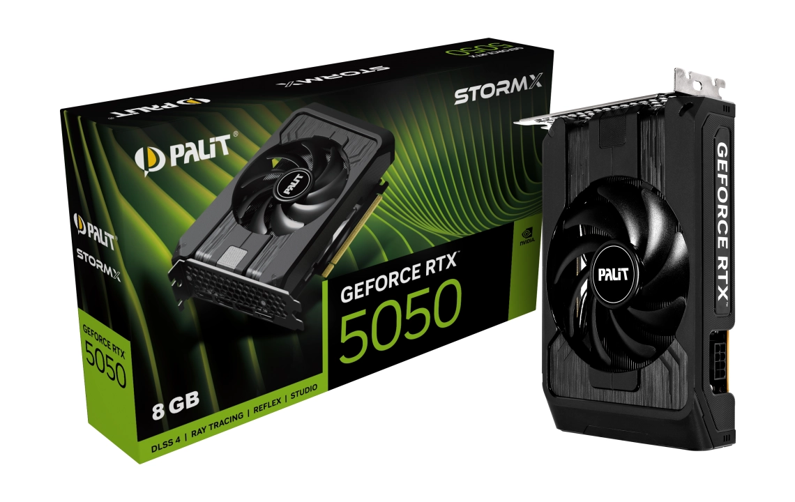 Karta graficzna Palit GeForce RTX 5050 StormX 8GB GDDR6 128bit DLSS 4