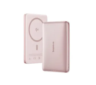 Powerbank Baseus PicoGo AM41 Ultra-Slim Qi2 Magnetic 10000mAh 27W Różowy