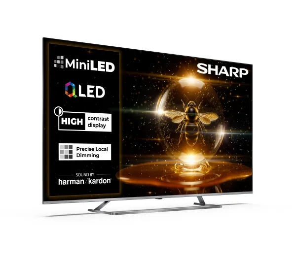 Sharp 65JP7765E 65" QLED Mini LED 4K Google TV Dolby Vision Dolby Atmos HDMI 2.1 DVB-T2 - Kup na Raty - RRSO 0%
