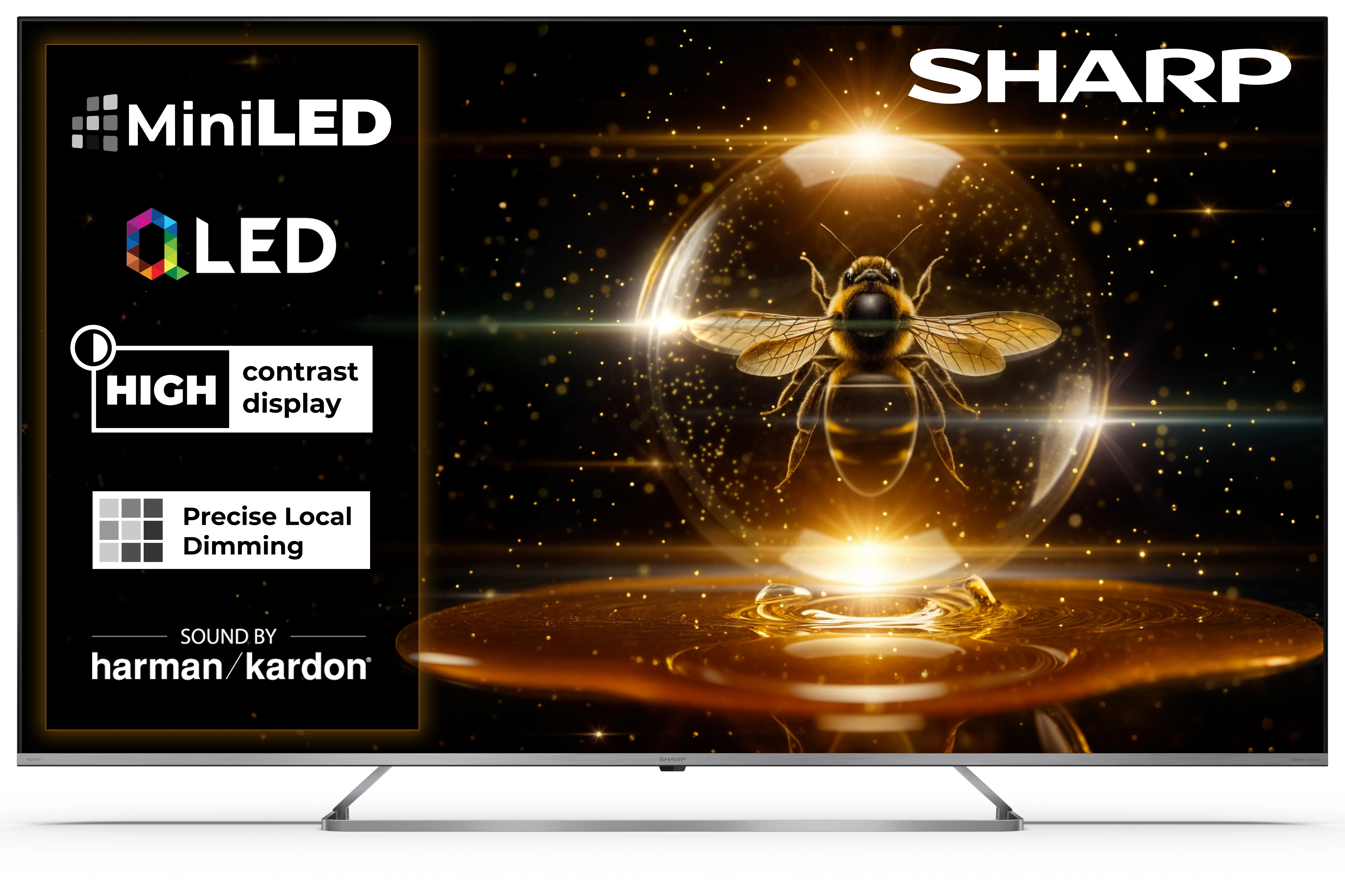 Telewizor Sharp 65JP7765E 65" QLED Mini LED 4K Google TV Dolby Vision Dolby Atmos HDMI 2.1 DVB-T2