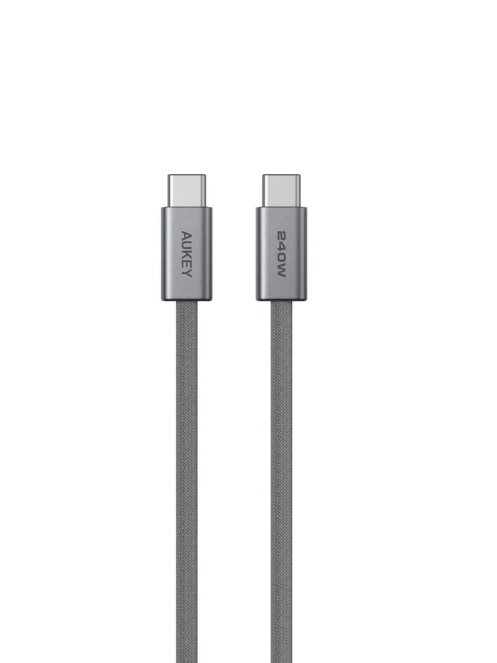 Kabel Aukey CB-DCC242 USB-C 1,8m 240W Grafitowy