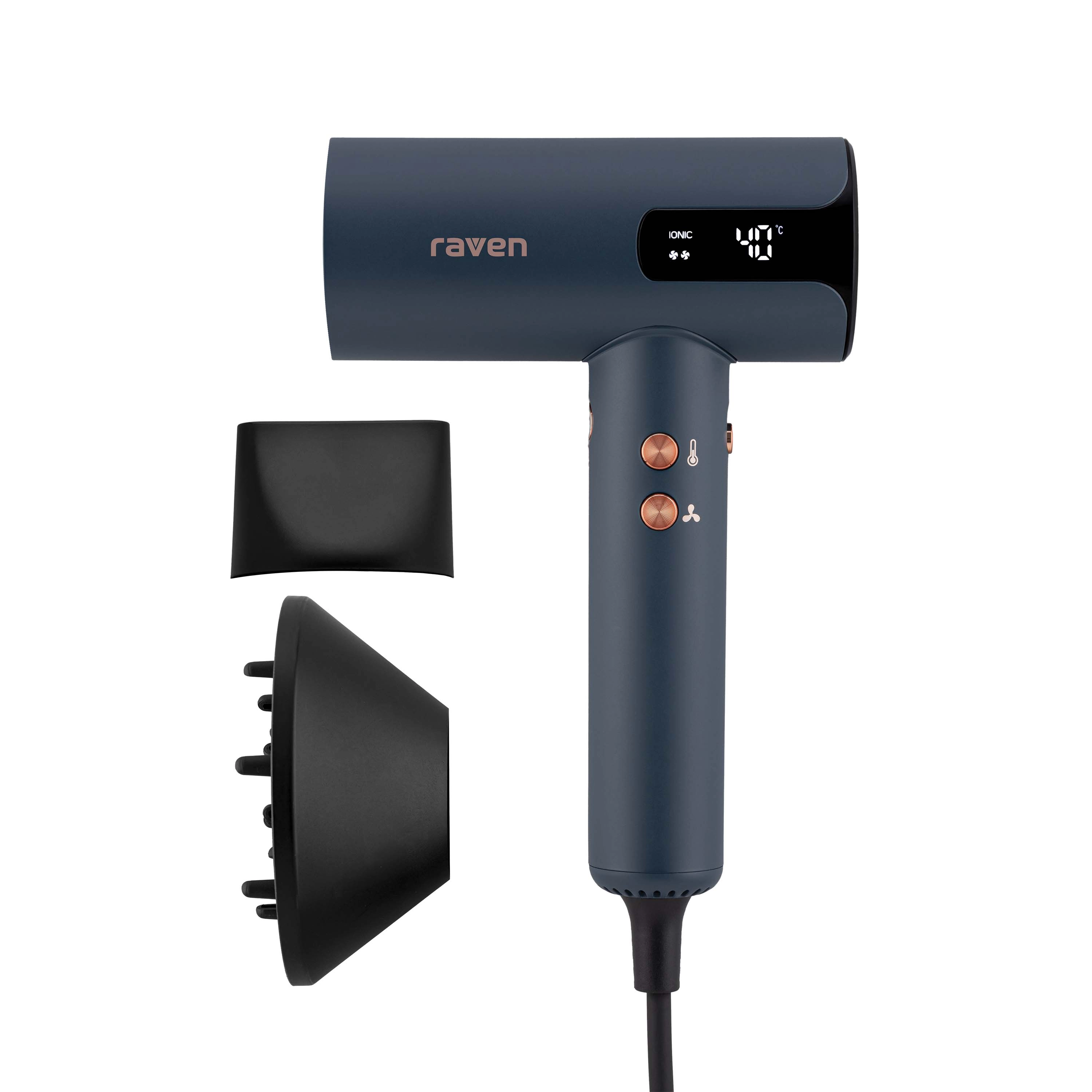 Suszarka do włosów Raven ESWX2 2 magnetyczne końcówki