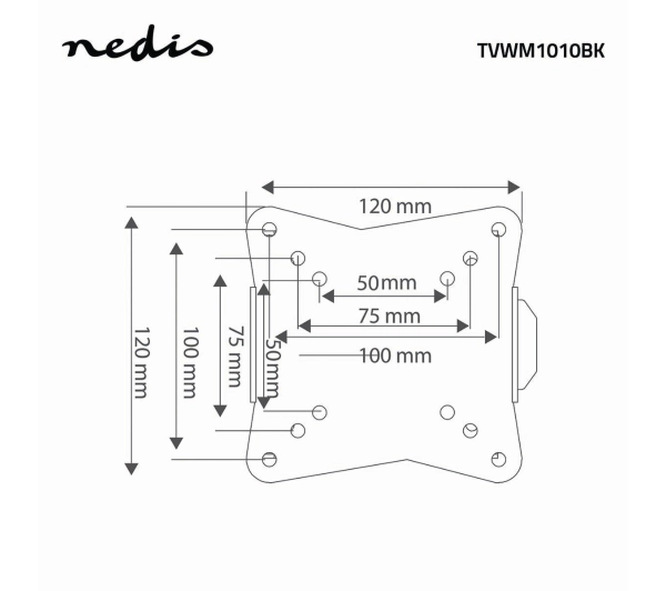 Nedis TVWM1010BK od 13" do 27" Max 30kg