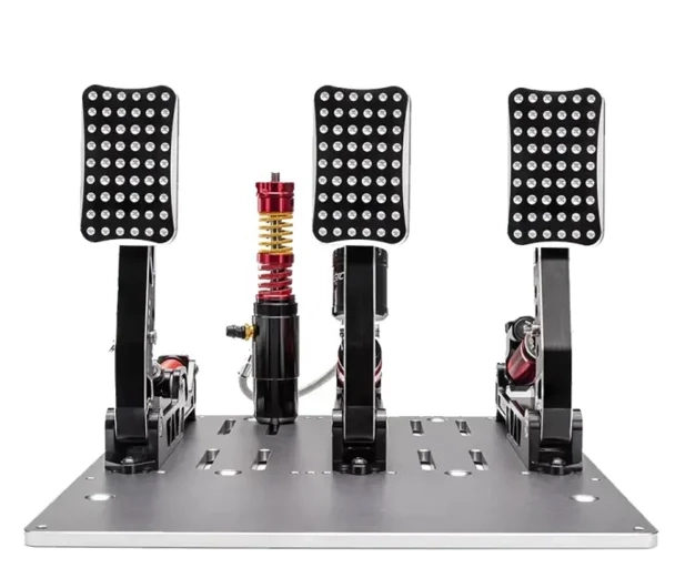 Pedały Simagic P2000-S200R Crimson Edition Hydrauliczne 200kg Load Cell