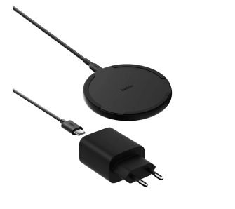 Ładowarka indukcyjna Belkin bezprzewodowa 15W zasilacz 20W Czarny