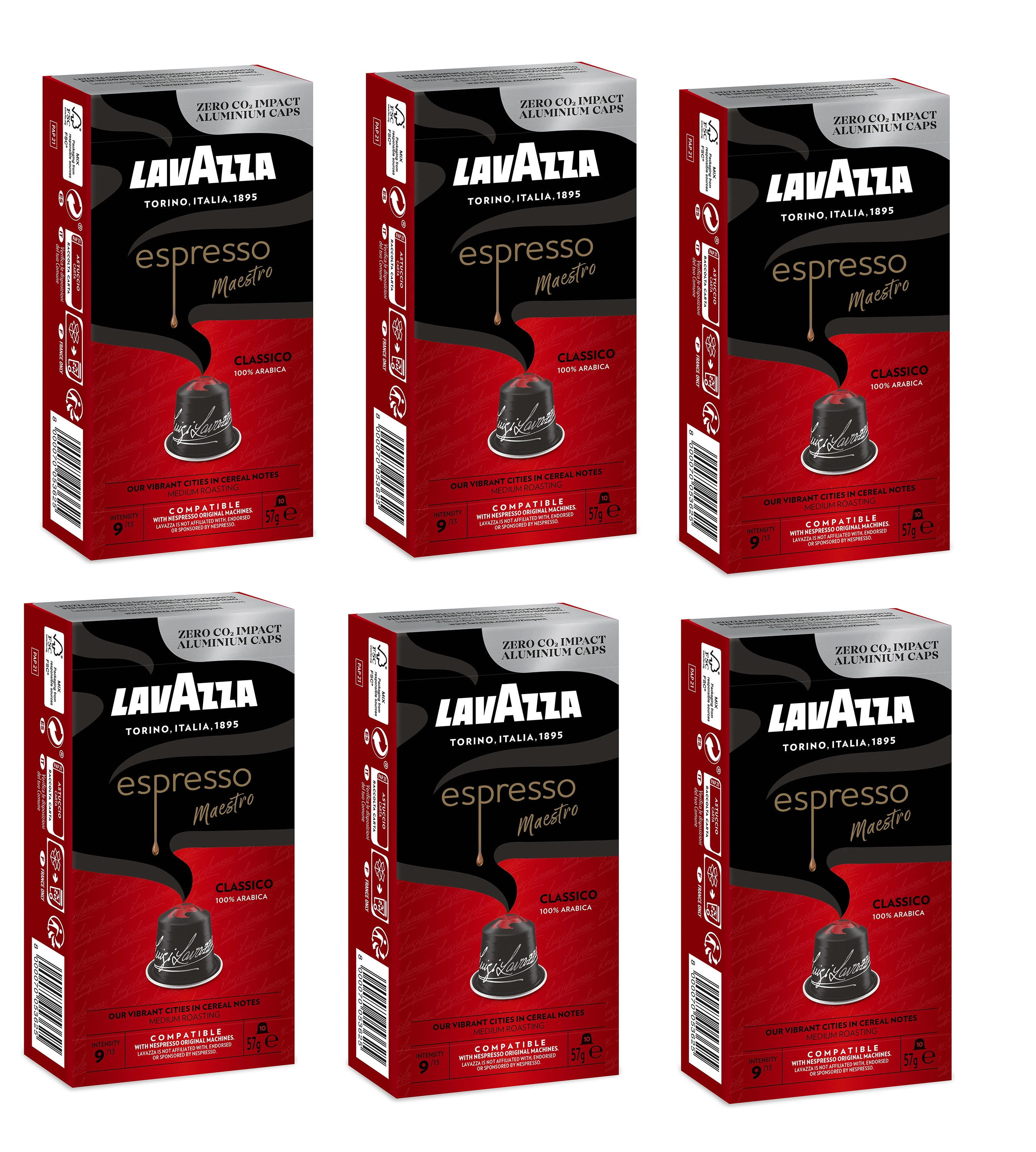Kapsułki Lavazza Nespresso Espresso Maestro Classico 60szt.