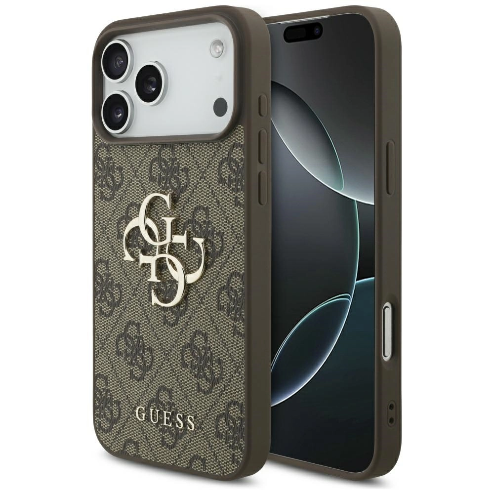 Etui Guess 4G Big Logo do iPhone 17 Pro Max Brązowy