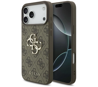Etui Guess 4G Big Logo do iPhone 17 Pro Max Brązowy