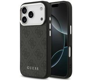 Guess 4G Classic Logo MagSafe do iPhone 17 Pro Czarny