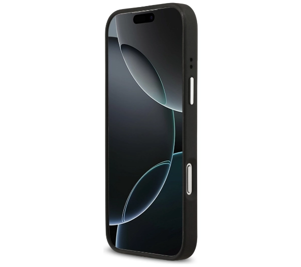 Guess Grained Big 4G Classic Logo do iPhone 17 Pro Max czarny