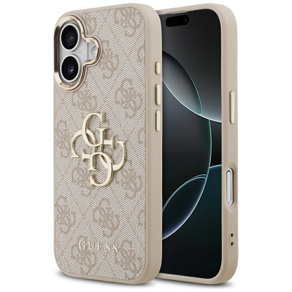 Etui Guess 4G Big 4G Classic Logo do iPhone 17 różowy złoty