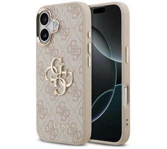 Etui Guess 4G Big 4G Classic Logo do iPhone 17 różowy złoty