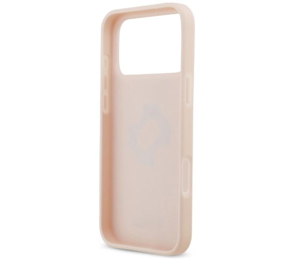 Guess Grained Big 4G & Classic Logo do iPhone 17 Pro Max różowy
