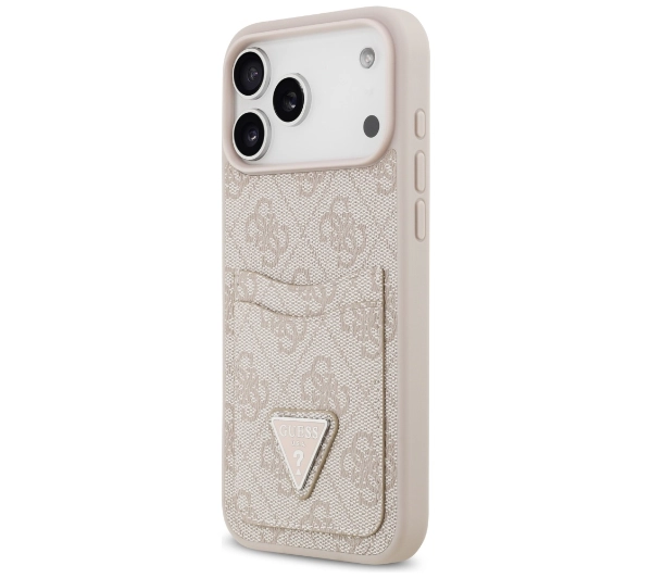 Guess 4G Double Card Triangle do iPhone 17 Pro Max różowy