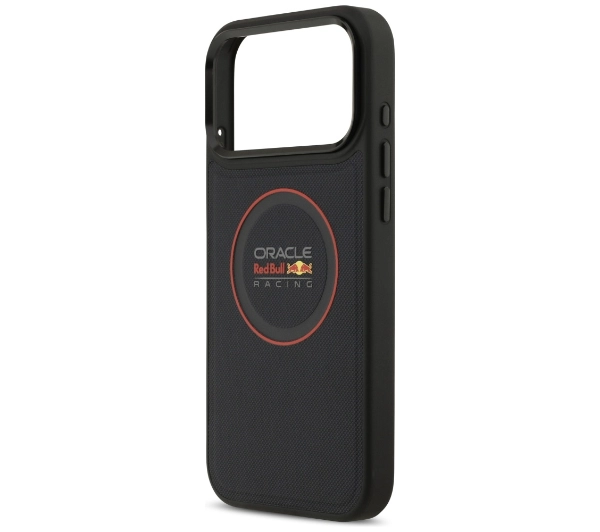 Red Bull Racing Meshed Red Ring & Metal Buttons MagSafe do iPhone 17 Pro Max Granatowy