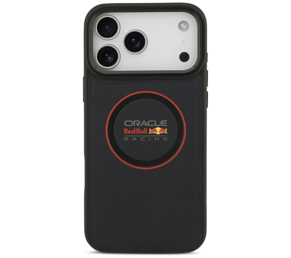 Red Bull Racing Meshed Red Ring & Metal Buttons MagSafe do iPhone 17 Pro Max Granatowy