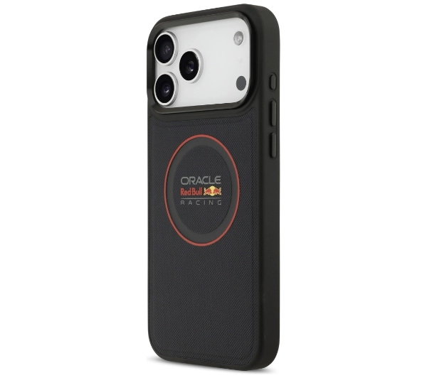 Red Bull Racing Meshed Red Ring & Metal Buttons MagSafe do iPhone 17 Pro Max Granatowy