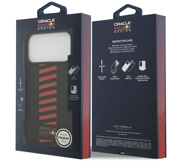 Red Bull Racing Meshed Powerbar MagSafe do iPhone 17 Pro Max Granatowy