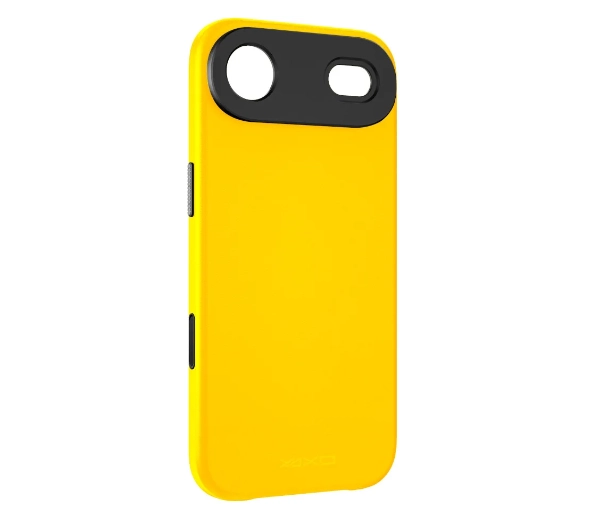 Yaxo Leather Gear Slim Case MagSafe do iPhone Air Żółty