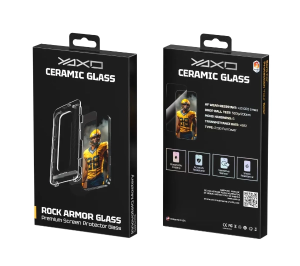 Yaxo Rock Armor Glass do iPhone 17