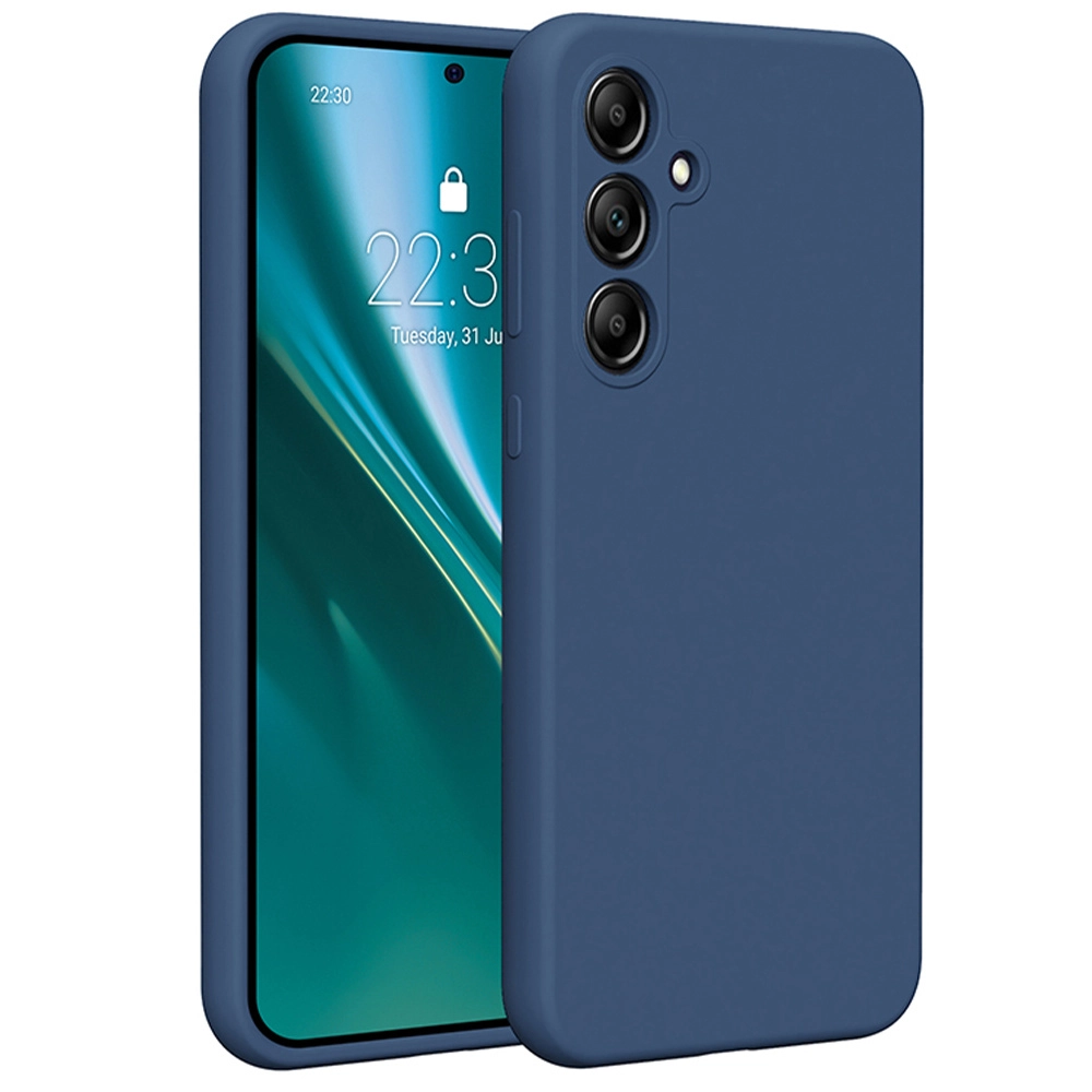 Etui Etteri Silicone Case do Galaxy A35 5G Niebieski