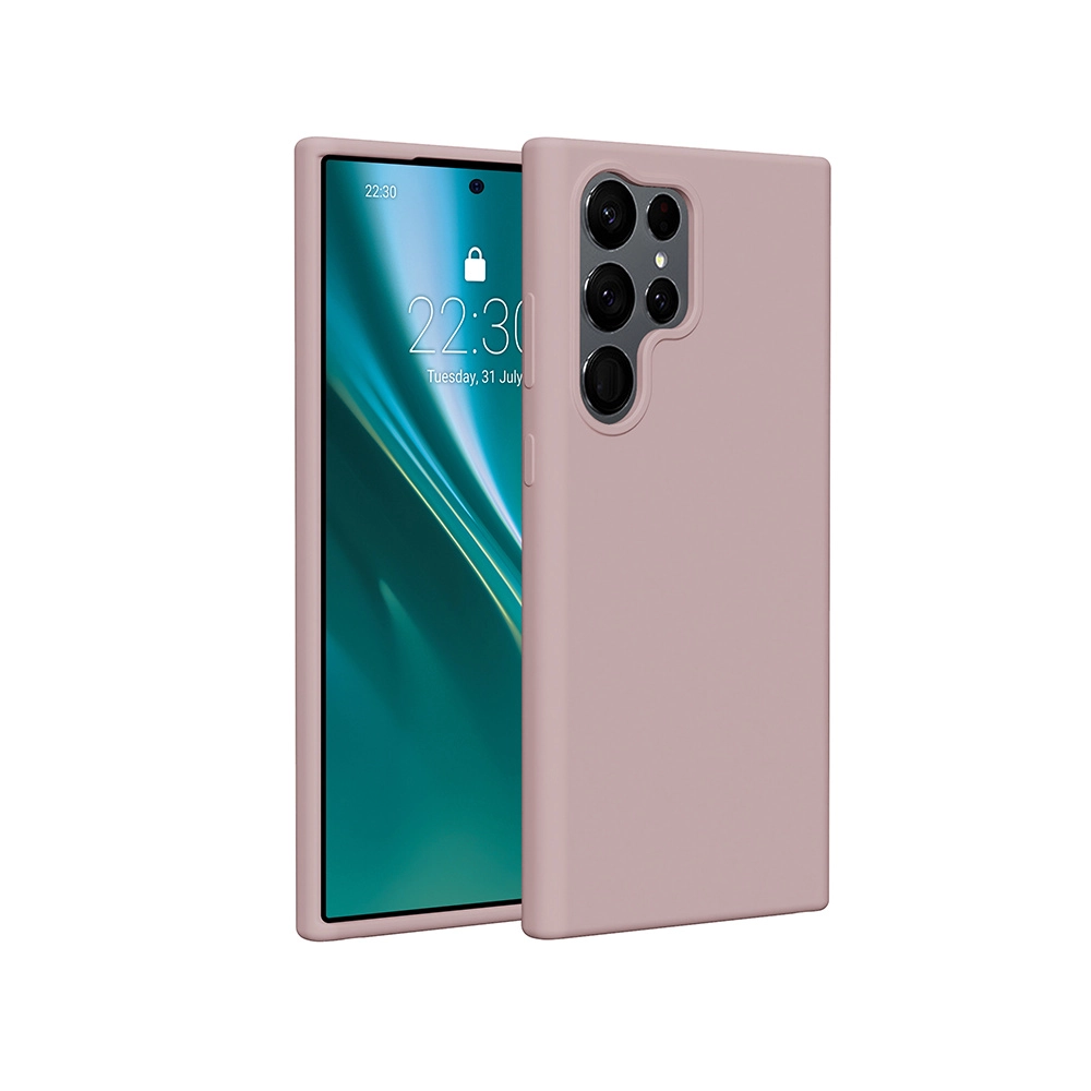Etui Etteri Silicone Case Galaxy S23 Ultra Różowy