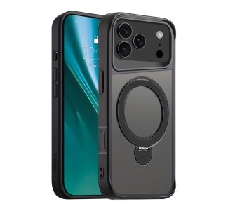 Etui Etteri Matt Mag Ring do iPhone 17 Pro Czarny