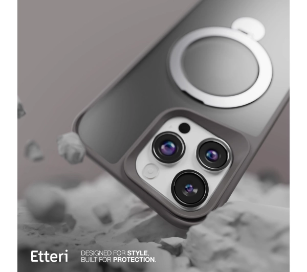 Etteri Matt Mag Ring do iPhone 17 Szary