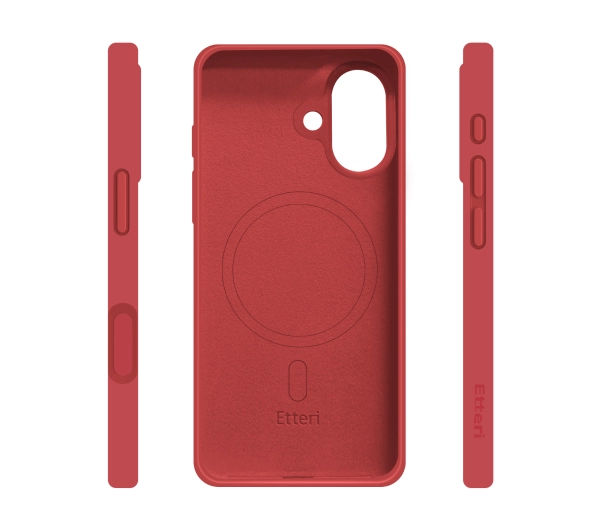 Etteri Silicone Case do iPhone 17 Malinowy