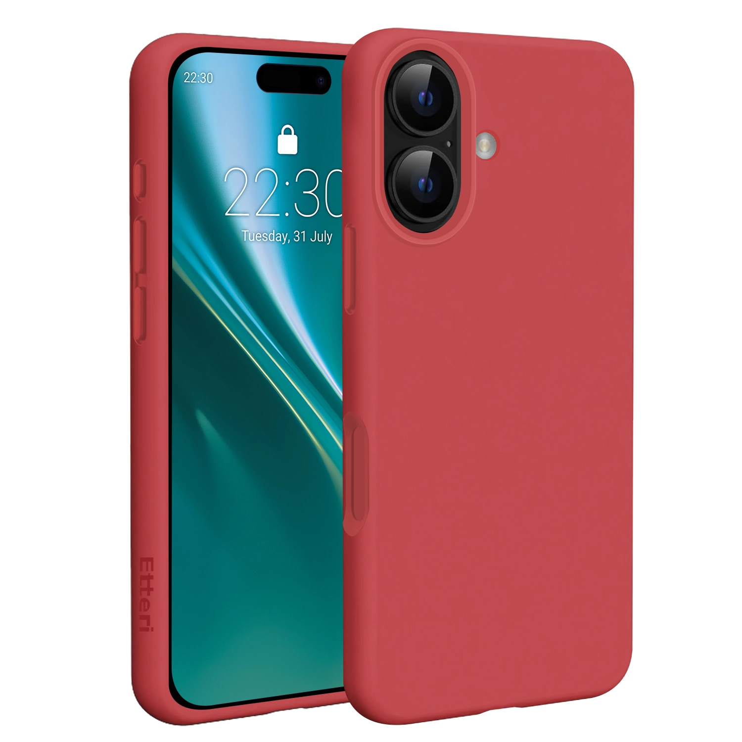 Etui Etteri Silicone Case do iPhone 17 Malinowy