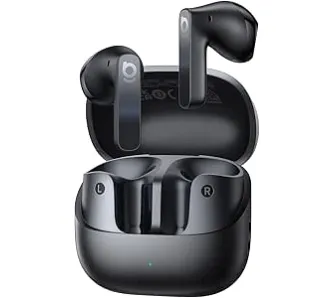 Słuchawki bezprzewodowe Baseus Bass BS1 NC Douszne Bluetooth 6.0 Czarny