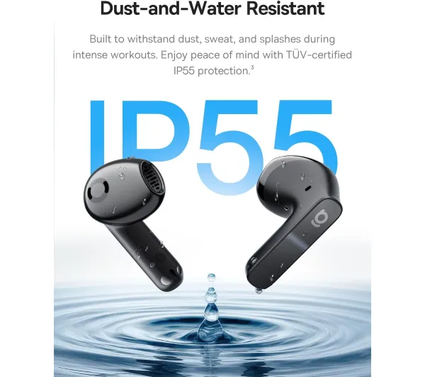 Baseus Bass BS1 NC Douszne Bluetooth 6.0 Czarny - ⚡ BESTSELLERY ⚡