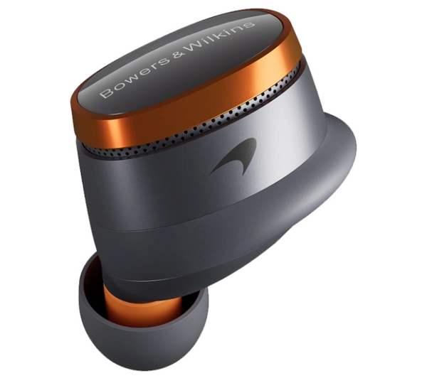 Bowers & Wilkins Pi8 McLaren Edition Dokanałowe Bluetooth 5.4 Szaro-pomarańczowy - Kup na Raty - RRSO 0%