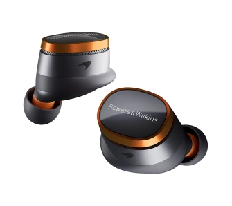 Słuchawki bezprzewodowe Bowers & Wilkins Pi8 McLaren Edition Dokanałowe Bluetooth 5.4 Szaro-pomarańczowy
