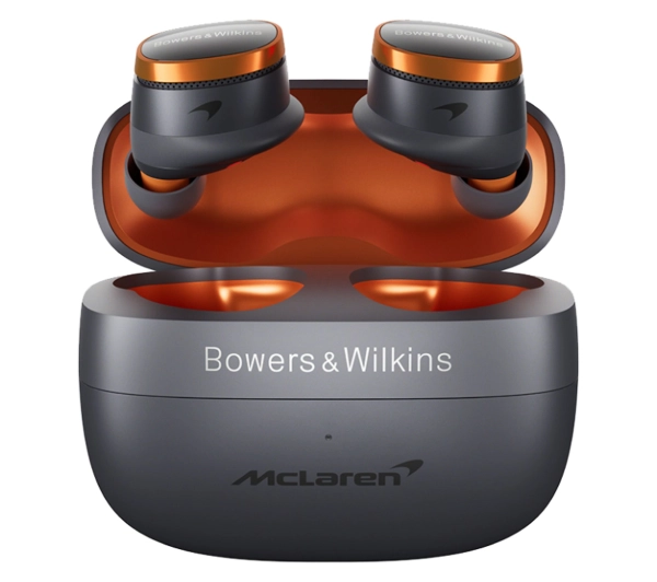 Bowers & Wilkins Pi8 McLaren Edition Dokanałowe Bluetooth 5.4 Szaro-pomarańczowy - Kup na Raty - RRSO 0%