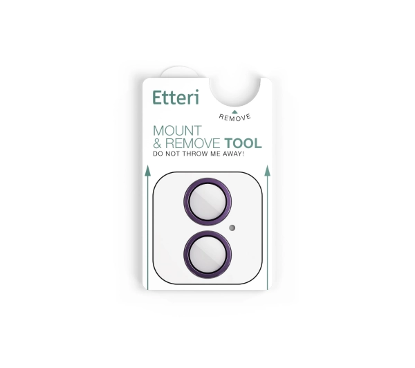 Etteri Camera Lens Protector do iPhone 17 Fioletowy