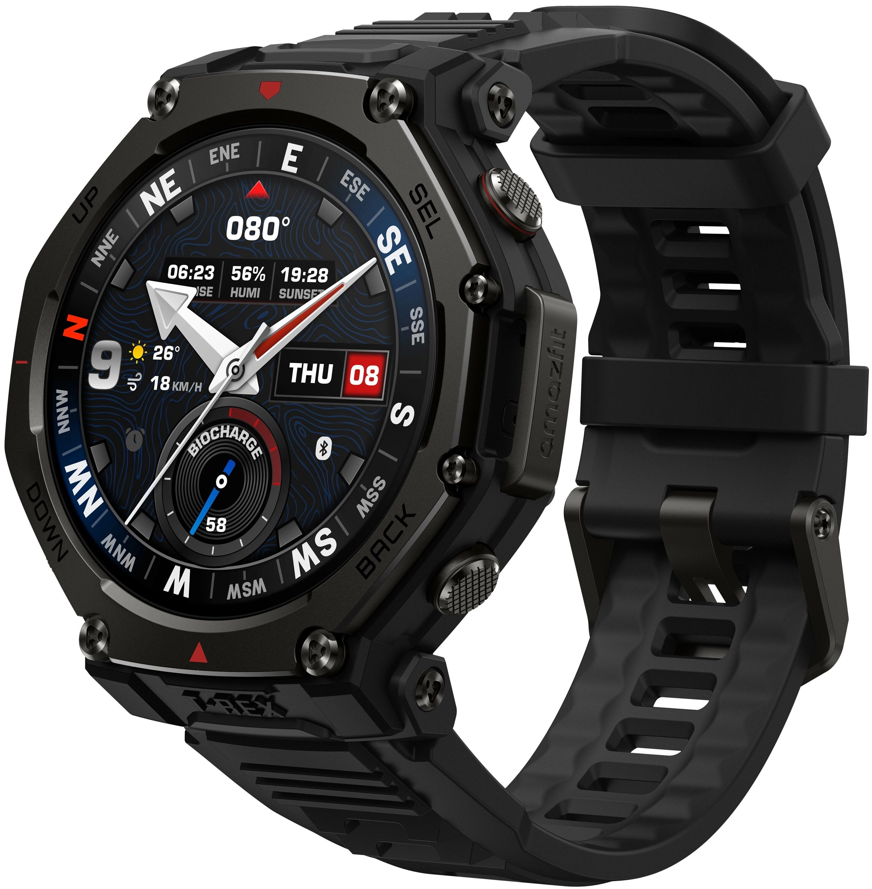 Smartwatch Amazfit T-Rex 3 Pro Funkcje AI Czarny