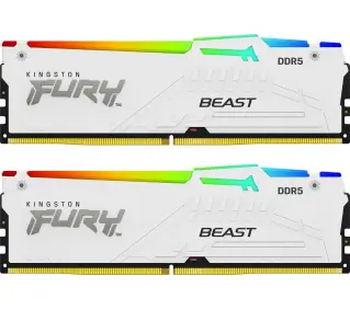 Kingston FURY Beast RGB DDR5 64GB (2 x 32GB) 5600 CL36 EXPO Biały - Kup na Raty - RRSO 0%