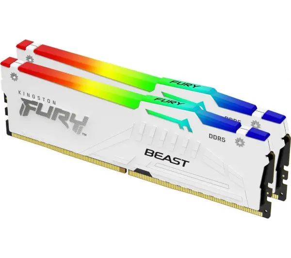 Kingston FURY Beast RGB DDR5 64GB (2 x 32GB) 5600 CL36 EXPO Biały - Kup na Raty - RRSO 0%
