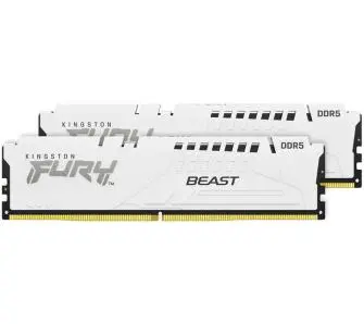 Pamięć RAM Kingston FURY Beast DDR5 32GB (2x16GB) 5200 CL40 Biały