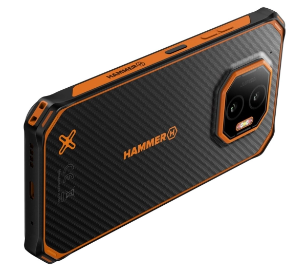 HAMMER Energy X2 4G 6/128GB 6.1" 60Hz 50Mpix  Czarno-pomarańczowy - Kup na Raty - RRSO 0%