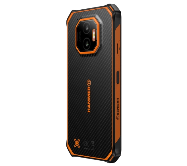 HAMMER Energy X2 4G 6/128GB 6.1" 60Hz 50Mpix  Czarno-pomarańczowy - Kup na Raty - RRSO 0%