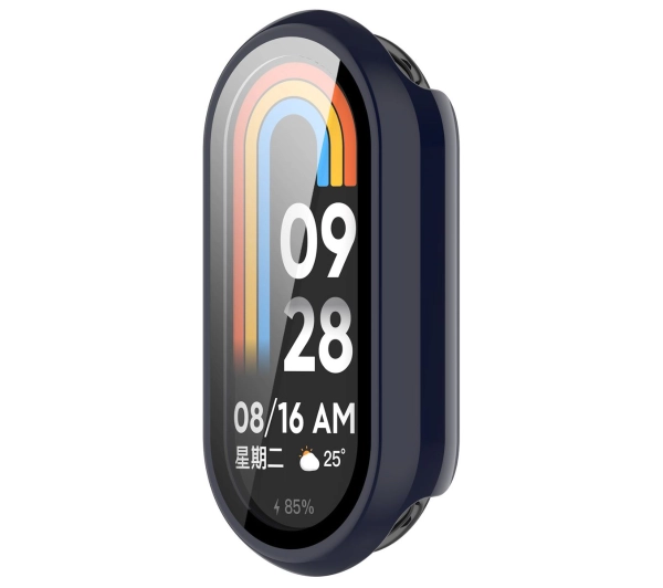 Bizon ze szkłem do Xiaomi Smart Band 10 niebieski