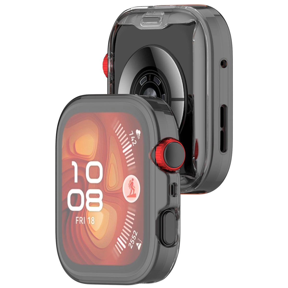 Nakładka na tarczę Bizon Felipe do Huawei Watch Fit 4 Pro przezroczysty