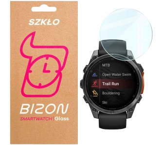 Szkło hartowane Bizon Watch Clear do Garmin Tactix 8 AMOLED 47mm