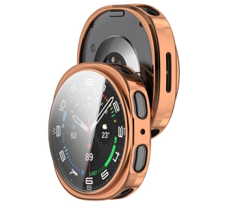 Nakładka na tarczę Bizon Felipe do Samsung Galaxy Watch 8 40 mm różowo-złoty