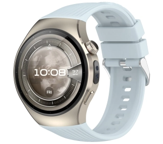 Bizon Strap Watch Silicone S do Huawei Watch 5 46 mm jasnoniebieski