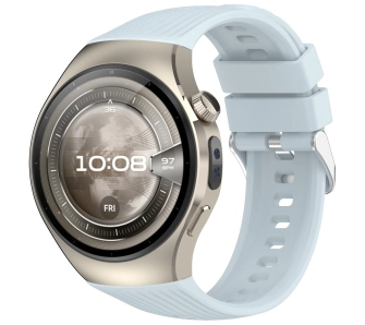 Pasek Bizon Strap Watch Silicone S do Huawei Watch 5 46 mm jasnoniebieski